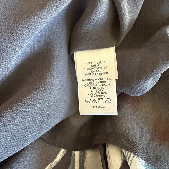 Women's S 1.State Floral Print Cold Shoulder Dress Flowy Cold Shoulder - Picture 8 of 10